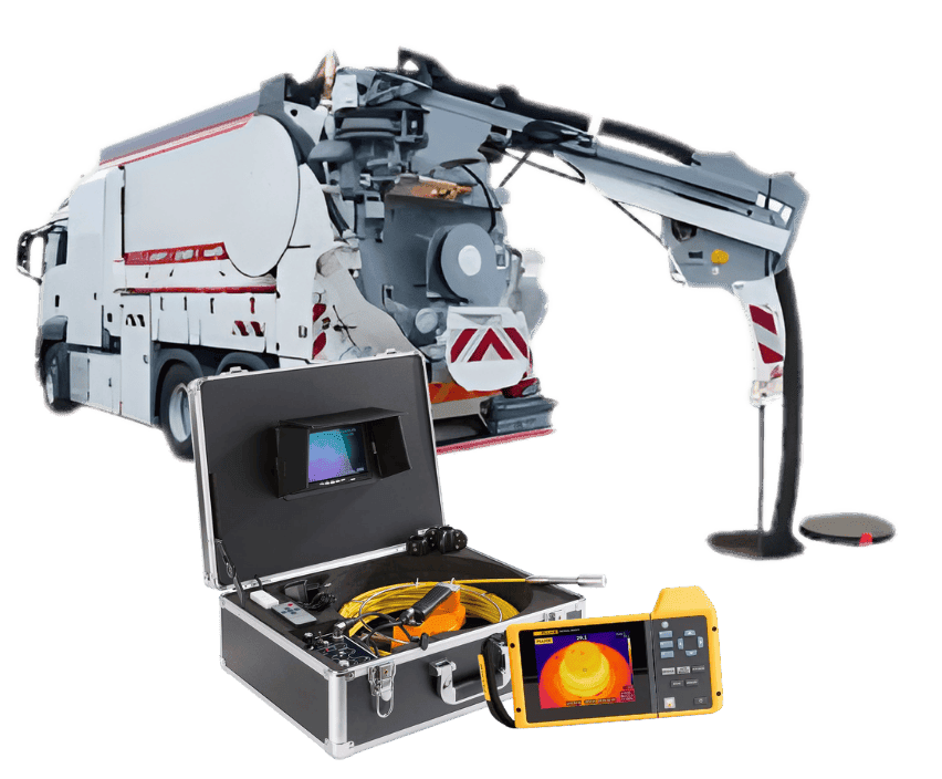 inspection par camera et hydrocurage