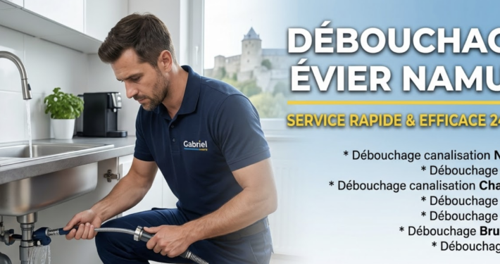 Débouchage évier Namur et environs
