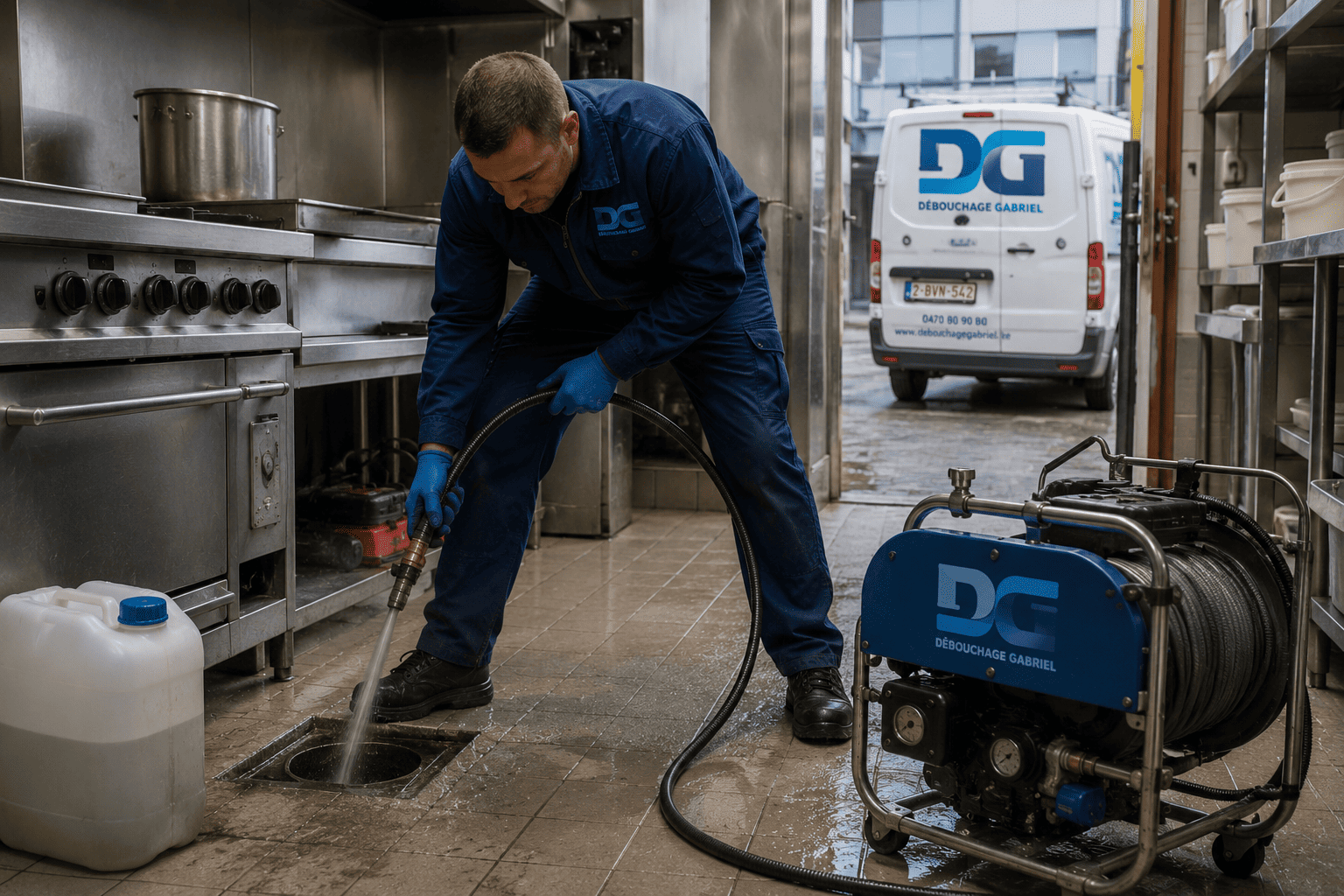 Technicien débouchage canalisation grasse restaurant à Ixelles Bruxelles